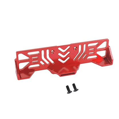 Aluminum Alloy Battery Tray Mount for Axial SCX10 III AXI03007 1/10 RC Crawler Upgrade Parts (Red) - color: Red