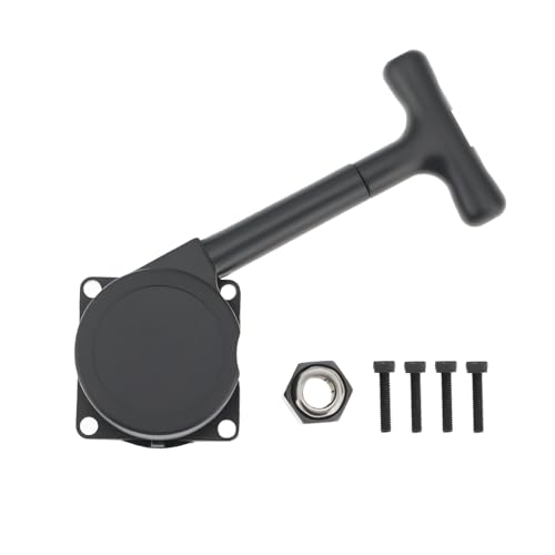 ECSiNG 1 Set of Handle Pull Starter Recoil Start Kit Compatible with Redcat HSPR020 1:10/1:8 RC Nitro Car Compatible with Vx16 18 21 OE R020 R025 Black