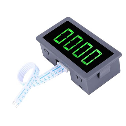 Digital Tachometer for Motor Speed Measurement, Hall Effect Sensor RPM Meter with LED Display, DC 8-24V Range 10-9000
