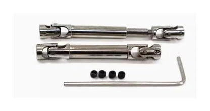 Metal Center Drive Shaft Set, Compatible with 1/18 Scale 4x4 RC Crawler Trucks, CNC Aluminum Alloy Upgrade Part for Enhanced Drivetrain Performance