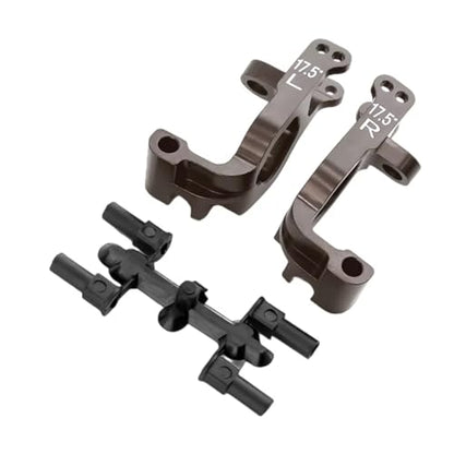 RC Cars Crawler Parts Compatible with Kyosho MP9 MP10 1/8 RC Car Upgrade Parts Accessories 2pcs Metal 17.5 Degrees C-Hub Carrier Caster Block IFW474