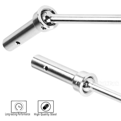 RC Drive Shaft Axles Upgrades Part for 1/5 Kraton 8S BLX,Outcast 8S BLX,#45 Steel 4PCS Front Rear Driveshaft CVD Hop-up,Silver
