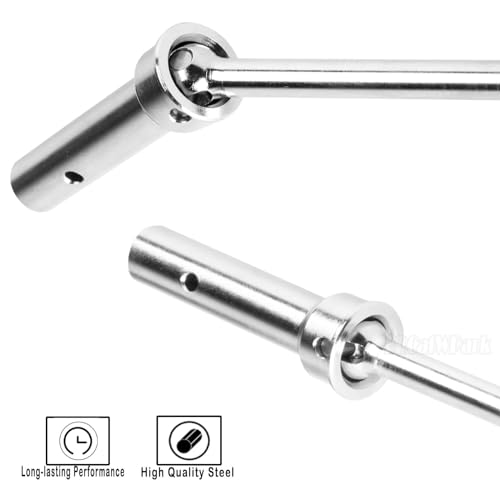 RC Drive Shaft Axles Upgrades Part for 1/5 Kraton 8S BLX,Outcast 8S BLX,#45 Steel 4PCS Front Rear Driveshaft CVD Hop-up,Silver