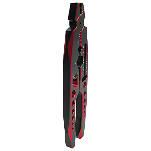 RC Shock Absorber Pliers RC Multifunction Pliers RC Rod Ends Disassemble Tools & Small Cross Socket Spanner Compatible with Traxxas Arrma Axial Losi Redcat HSP 1/8 1/10 RC Car Truck (Red) - color: Red