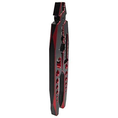 RC Shock Absorber Pliers RC Multifunction Pliers RC Rod Ends Disassemble Tools & Small Cross Socket Spanner Compatible with Traxxas Arrma Axial Losi Redcat HSP 1/8 1/10 RC Car Truck (Red) - color: Red