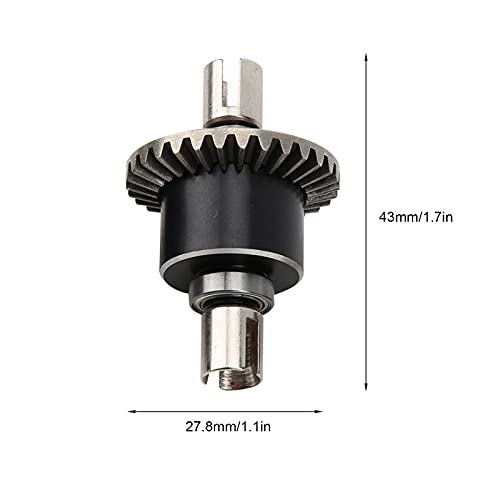 RC Car Differencial Gear, Metal 1/14 RC Car Differential Assembly Kits Accessory Compatible with 144001