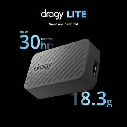All-New dragy Lite — Ultra-Light GPS Lap Timer for RC Cars & FPV Drones | High-Precision 25Hz GPS Module with UART/Compass Output | RaceChrono Compatible | 6.5H Battery Life