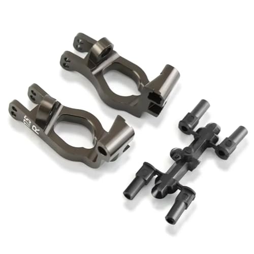 RC Accessory Compatible with Kyosho for MP9 MP10 1/8 RC Car Upgrade Parts Accessories 2pcs Metal 17.5 Degrees C-Hub Carrier Caster Block IFW474