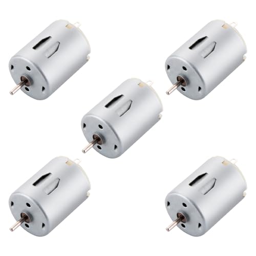 5Pcs DC Motor 3-12V Motor Electric Motor 280 Motor Micro Mini Motor Hobby Motor for RC Car Boat Airplane Toys DIY Hobby Science Project