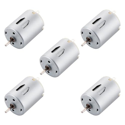 5Pcs DC Motor 3-12V Motor Electric Motor 280 Motor Micro Mini Motor Hobby Motor for RC Car Boat Airplane Toys DIY Hobby Science Project