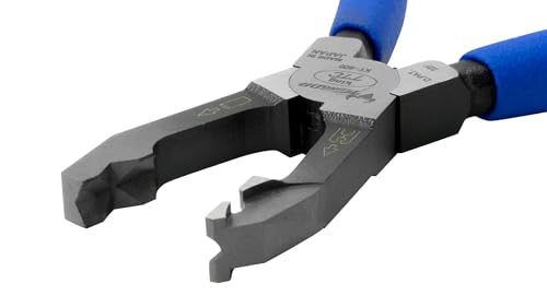 Tsunoda KT-800, Multi-Angle Master Link & E-Ring Pliers, Open & Close Chain Links, 6-Inch, Made in Japan - style: 2 Way Jaw