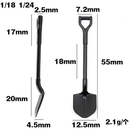 RC Cars Spare Parts for TRX4M for SCX24 1/18 1/24 5pcs Storage Bag Roof Bag Handbag Sleeping Bag Luggage Net Shovel Decoration RC Crawler Car Parts(A) - size: A