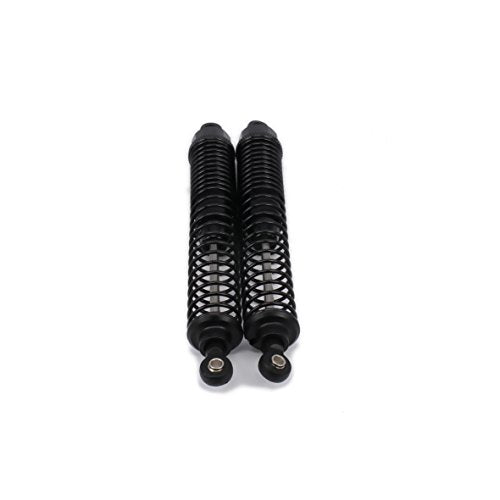 Shock Absorber Damper 130mm Oil Adjustable Alloy Aluminum for RC Car 1/10 Crawler Truck Upgraded Hop-Up Parts ECX VRX HPI HSP Losi Axial Tamiya Redcat Himoto Losi(Black) - color: Black