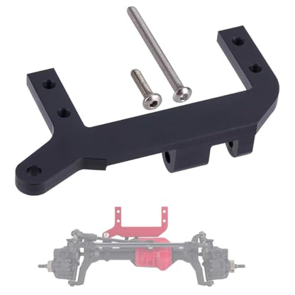 TRX4 Servo on Axle Mount, Aluminum TRX4 SOA Mount 4-Link Suspension for 1/10 RC Crawler Car, CNC Aluminum Servo Mount for Traxxas TRX4 (Black) - color: Black
