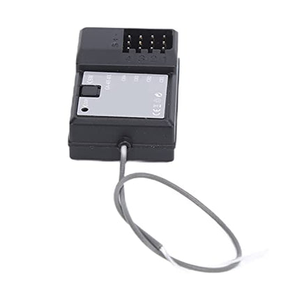 RC Receiver Waterproof 2.4G Frequency 3.3-6V, Remote Control Car Receiver, Fast Response 2ms with Strong Anti - Blocking Ability, Compatible with RC Cars Boats Tanks for PK TG3 F