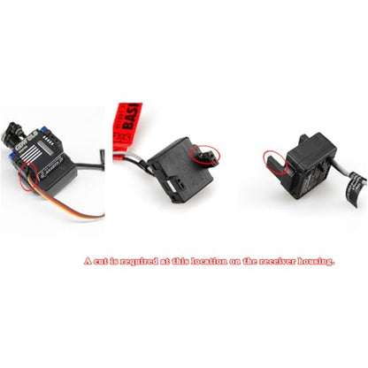 Hot Racing GRM48SQ25T CNC T6 Aluminum Servo Saver fits Arrma Grom MT Using Reefs 99 Micro Servo