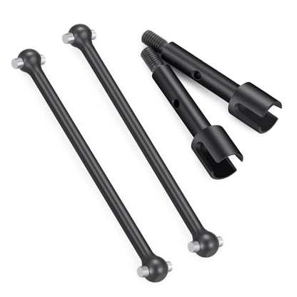 2Pcs JGGZONE Steel 1144 Rear Drive Shaft CVD Dogbone Joint Axle Driveshafts Compatible with LOSI 1/16 Mini-B Buggy 1/18 Mini-T 2.0 Stadium Truck Replacement Parts