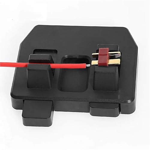 for T Plug Connector Xt30 Xt60 Xt90 Ec5 for Rc Car Abs Black Soldering Tool Holder Welding Upgrade Parts RC Car Repair Kit