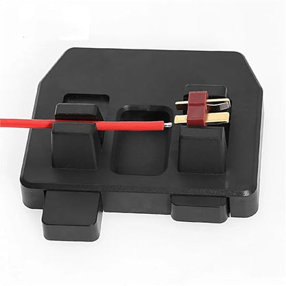 for T Plug Connector Xt30 Xt60 Xt90 Ec5 for Rc Car Abs Black Soldering Tool Holder Welding Upgrade Parts RC Car Repair Kit
