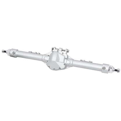 CNC Aluminum Front Rear Straight Axle for 1/10 RC Crawler Axial SCX10 II Vanquish VS4-10 Chassis (Silver) - color: Silver