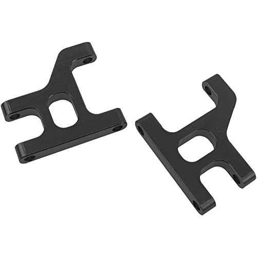 ShareGoo Front Steering Knuckle Cup C-Hub Carriers RC Swing Arm Drive Shaft Compatible with Tamiya CC01 CC-01 1/10 RC Crawler Car Upgrade Parts (Black) - color: Black