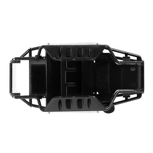 INJORA 34g Rock Buggy Body Shell Nylon Chassis Kit for SCX24 C10 JLU Bronco Base Camp 4Runner Axial 1/24 RC Crawler Car Upgrade Parts (Clear)