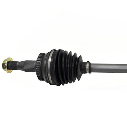 Detroit Axle - Front Left CV Axle for Chrysler LHS Concorde 300M | Dodge Intrepid, Driver Side CV Axle Shaft Assembly Replacement - size: 77B_AX/Single