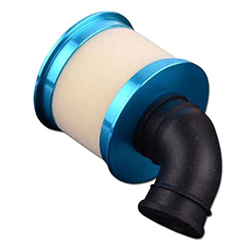 Replacement Part For 1PCS Metal Engine Air Filter For 1/10 Nitro Powered RC Car Replacement Carburetor Filter Upgrade Part - (Color: Blue) - color: Blue