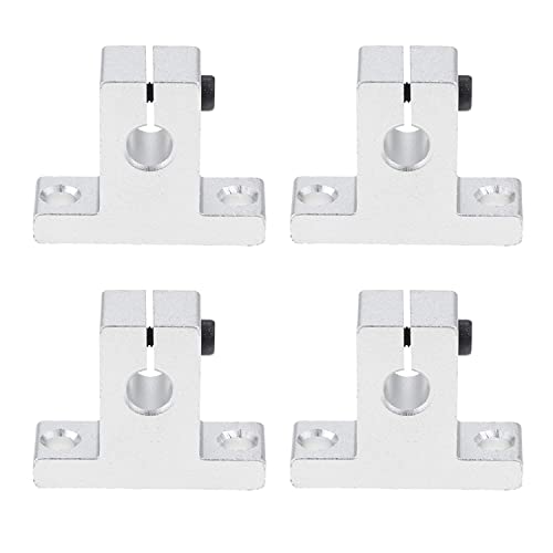 2PCS 8x150mm Linear Motion Rods & 8mm Lead Screw & 4PCS SK8 Rod Support & 4PCS SCS8UU & 2PCS KP08 Pillow Block & 2PCS Flexible Shaft Couplings for 3D Printer (Set of 16, 150mm) - style: 150mm