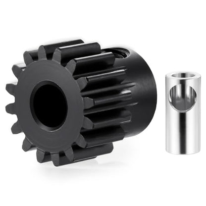 Steel 32P 5mm Pinion Gear 16T Motor Gears for RC Car Upgrade Parts | 1/5 1/6 1/8 1/10 1/14 1/16 1/18 Buggy Monster Truck Drift Off-Road Crawler - size: 16T