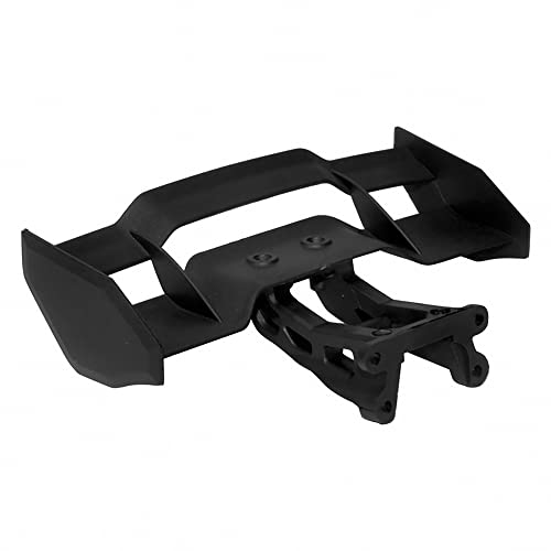 90141 Black ABS Plastic Rear Wing & Wing Stay Spare Parts for 1:12 Bruhless Brushed 901 901A HM124 RC Trucks