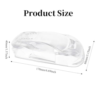 1/28 RC Clear Body Shell – Transparent PC Car Cover for 98mm Wheelbase Hobby Truck – DIY Upgrade Frame