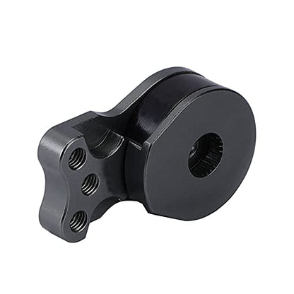 DJX Aluminum 25T Servo Saver 3 Holes Adjustable Hi-Torque Servo Horn for 1/8 1/10 Remote Control Car Boat (Titanium) - color: Titanium
