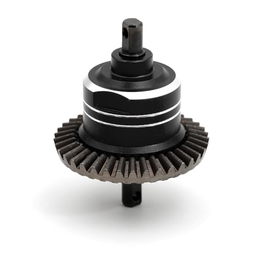 Steel Gear Differential Diff RC Upgraded Parts for TRAXXAS 1/10 Slash 4x4 Stampede 4X4 Rustler 4X4 Hoss 4x4 VXL F-150 RC Car, Black - color: Black