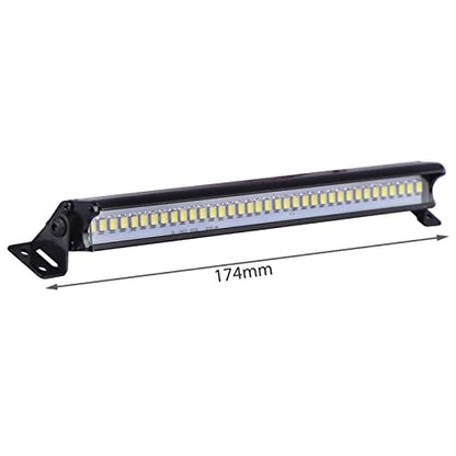 AIMROCK 150mm RC Car Light Bar Roof Lamp Kit w/36 LEDs for 1/10 Slash TRX-4 SCX10 Losi RC4WD D90 - size: 150mm