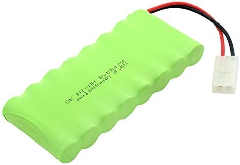 9.6v 1800mah 8Aa Ni-Mh Battery, Pack Group with Sm-2p L6.2 Connector Rechargeable Battery Group SMplug,L6.2plug 1PCS