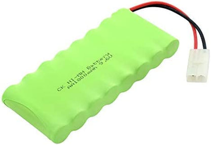 9.6v 1800mah 8Aa Ni-Mh Battery, Pack Group with Sm-2p L6.2 Connector Rechargeable Battery Group SMplug,L6.2plug 1PCS