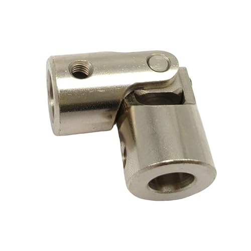 2Pcs 10mm to 12mm Joint Shaft Coupling Coupling Steering Connector Rotatable Joint Coupler for RC Robot Boat Car Crawler Motor - size: 10mm to 12mm