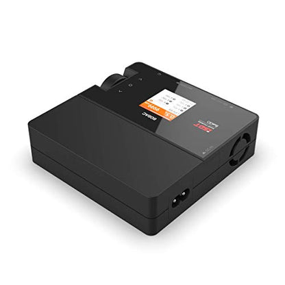 ISDT Lipo Battery Balance Charger 608AC - 8A/200W AC/DC Smart Hobby Charger for 1-6S Life, Lilon, LiPo, LiHv/Pb/NiMH RC Battery Dis-Charger with Detachable Power Supply, XT60 Port