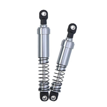 Aluminum Big Bore Shocks Oil Filled 75mm 85mm 95mm 105mm 115mm for 1/10 RC Crawler LCG Cheater Rigs Capra SCX10 90046 TRX4(85mm 4Pcs) - color: 85mm 4pcs