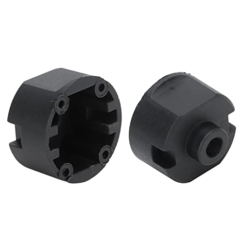 plplaaoo RC Differential Case Professional High Performance Durable Black Plastic Housing for 1/10 RC Car ZD Racing 7172 25x18mm