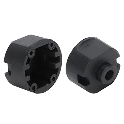 plplaaoo RC Differential Case Professional High Performance Durable Black Plastic Housing for 1/10 RC Car ZD Racing 7172 25x18mm