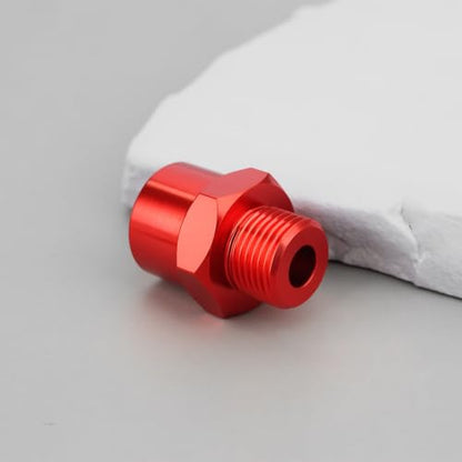 1 Set 12mm to 17mm Wheel Hex Hub Adapter Extension Conversion for 1/10 RC Car Upgrade Parts Red - color: Red