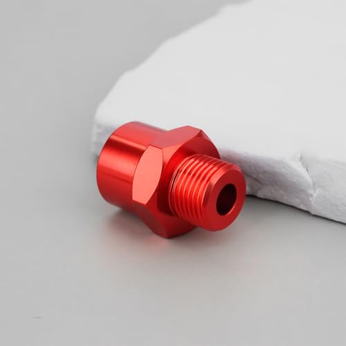 1 Set 12mm to 17mm Wheel Hex Hub Adapter Extension Conversion for 1/10 RC Car Upgrade Parts Red - color: Red