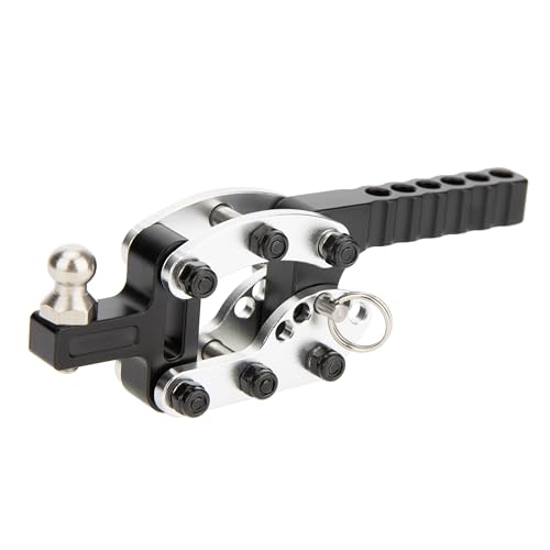 MEUS RACING 1/10 Scale RC Accessories RC Trailer Hitch, RC Tow Hook Drop Hitch Receiver for Axial SCX10 Traxxas TRX4