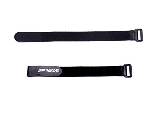 RC Lipo Battery Straps 20mm x 250mm Non-Slip Rubberized Battery Tie Down Straps for RC Drone Boat Car(8Pcs)