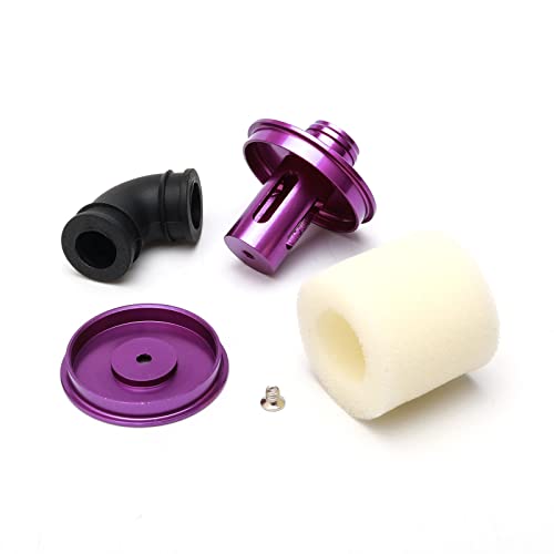 RC Aluminum Air Filter for RC HSP Himoto Redcat 1:10 Buggy Truck Upgrade Parts (purple)