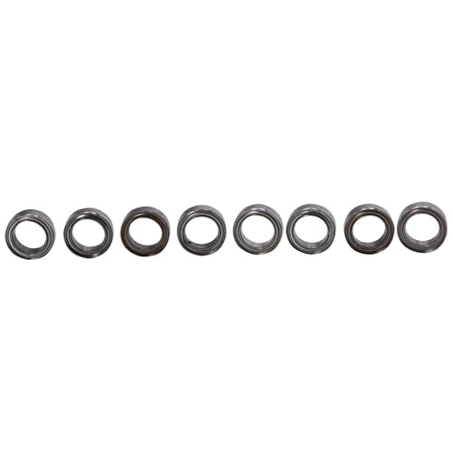Blomiky R168Z 8 Pack Wheel Ball Bearings Spare Parts Suitable for Hyper Go 1/16 1/14 Scale H16PL H14BM 14210 14211 RC Trucks/ 14210 Bearing