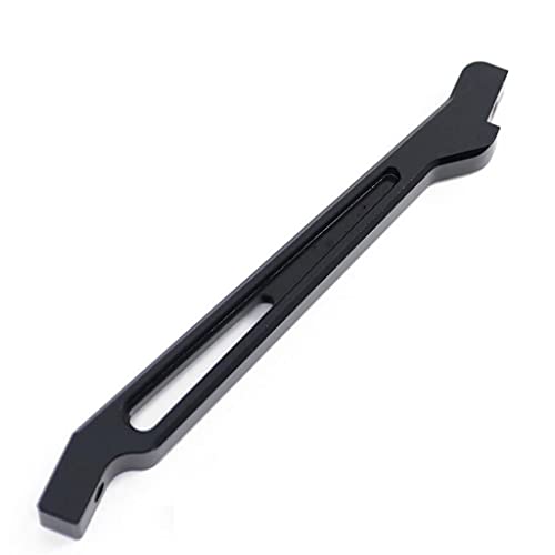 Aluminum Alloy Chassis Brace Support Kit for ARRMA 1/8 RC Truck - Stronger Stability & Exquisite Design - Metal Upgrade Parts for Remote Control Hobby Model - Black - color: Black