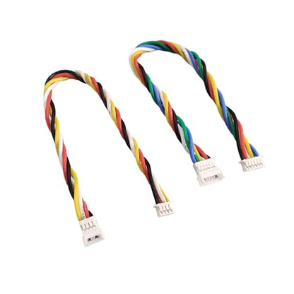 Jst 1.25mm Male Female Connectors Socket and Plug Kit with 15cm Pre-Crimped Silicone Cables Wire for Pixhawk Flight Controller